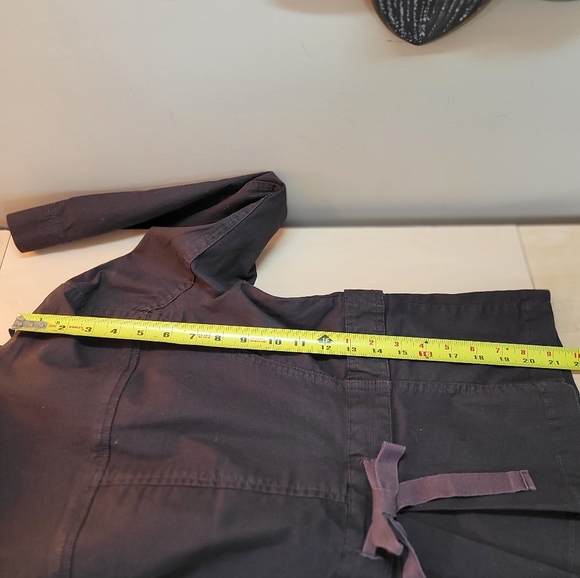 Denver Hayes Vintage textured striped dark brown blazer size M - Picture 11 of 14